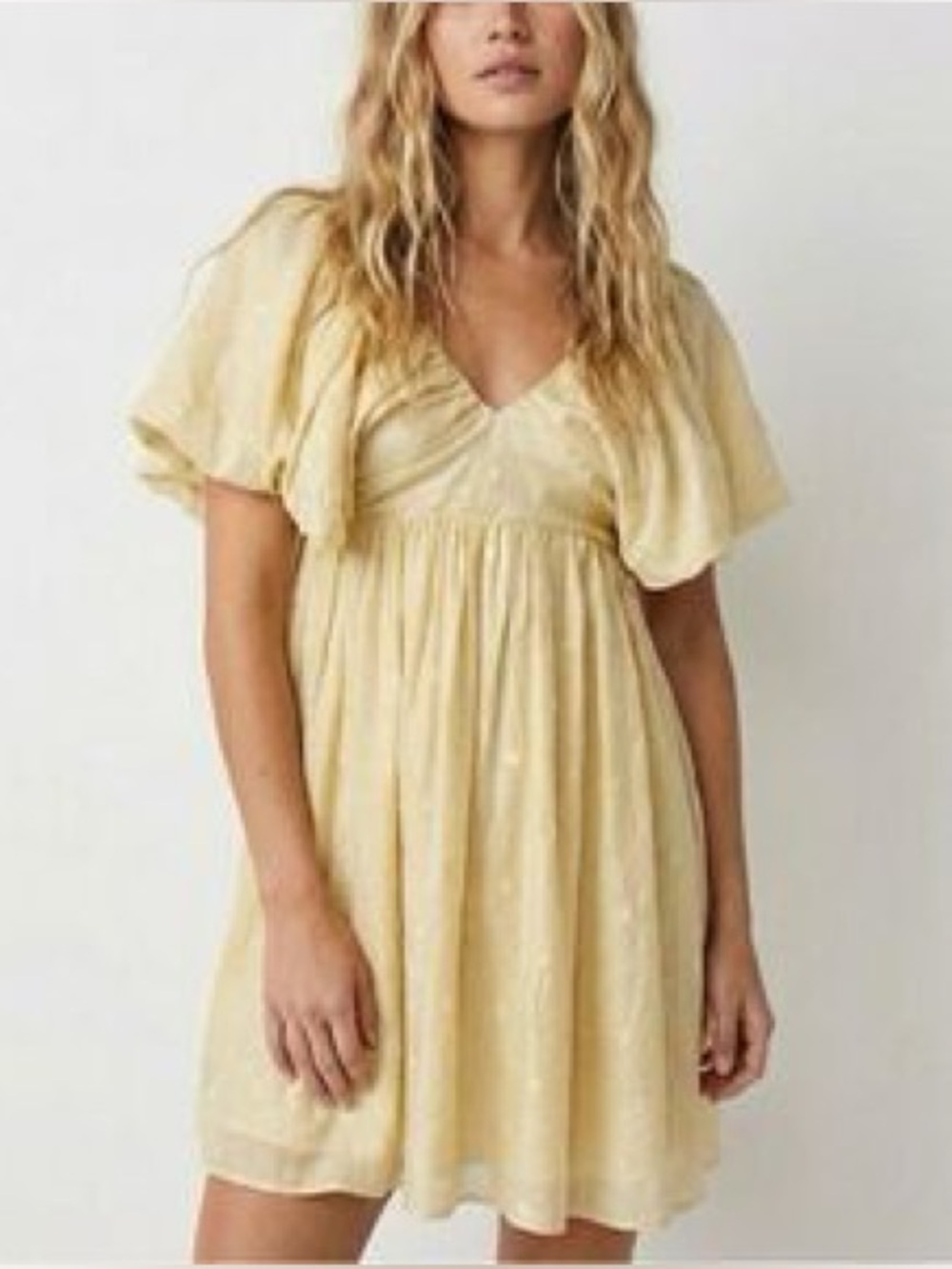 Anthropologie moon river mini polka dot dress